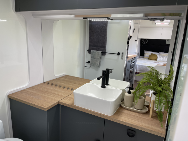 Caravan bathroom accessories